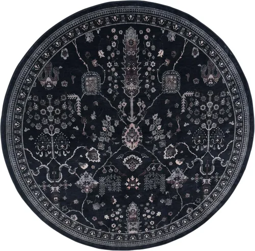 Vista 57 de GLN Rugs Traditional Collection - Alfombra de felpilla lavable a máquina, tradicional lavable, antideslizante, alfombra de felpilla de pelo corto