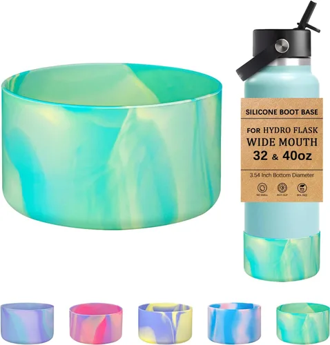 Vista 21 de HEYSKAY - Base de silicona para botella de agua Hydro Flask de boca ancha de 32 a 40 onzas