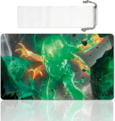 Vista 22 de Juego de mesa MTG Playmat Games Tamaño 60X35 cm CCG Compatible para MTG CCG RPG Juego de cartas coleccionables (Ajani Steadfast)