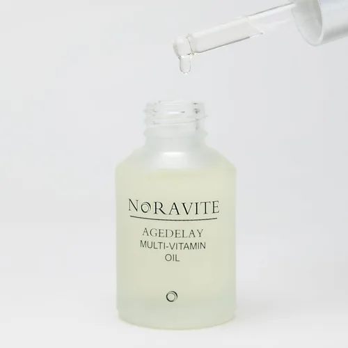 Vista 7 de AgeDelay - Aceite facial nocturno multivitamínico, aceite intensivo para tensar la piel e hidratante, nutre y rejuvenece, suero antioxidante