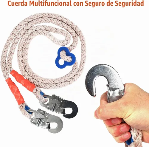 Vista 6 de Equipo de escalada de árboles Fepinc con cinturón de seguridad, cuerda