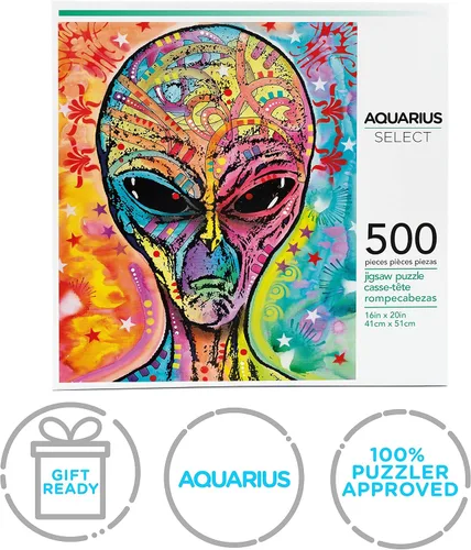 Vista 7 de AQUARIUS Dean Russo - Rompecabezas de 500 piezas, sin reflejos, ajuste de precisión, mercancía y coleccionables con licencia oficial de Dean Russo