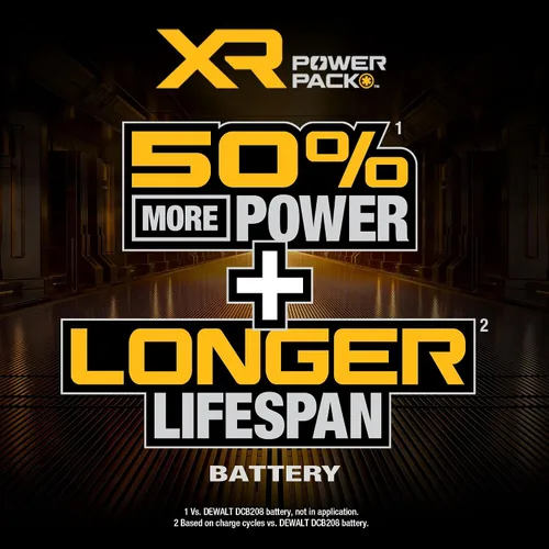 Vista 4 de DEWALT 20V MAX XR POWERPACK 8.0 Ah Batería para herramienta eléctrica (DCB2108)