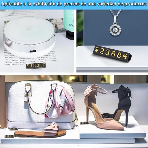 Vista 4 de Lesnala Kit de etiqueta de cubo de exhibición de precios de 40 sistemas