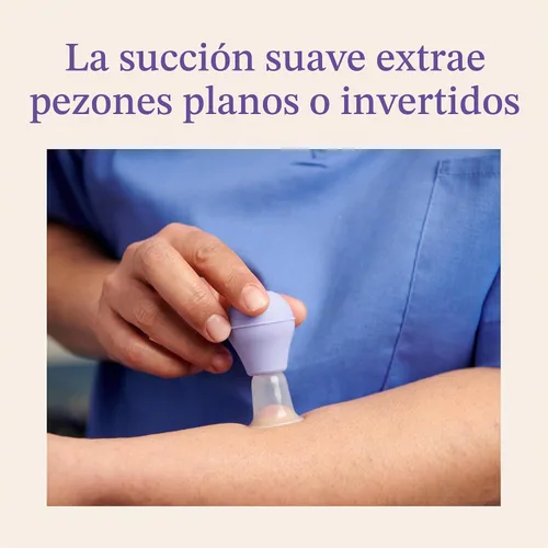 Vista 4 de Lansinoh LatchAssist Nipple Everter para lactancia con 2 tamaños de brida (19 mm y 24 mm) y estuche protector
