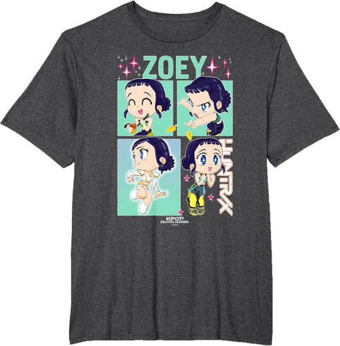 Vista 20 de Kpop Demon Hunters Zoey Camiseta Oficialmente Autorizada
