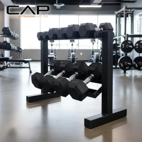 Vista 5 de Estante Cap Barbell para mancuernas, de dos niveles