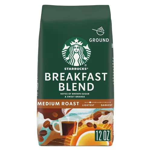 Vista 18 de Starbucks Café Molido, Tueste Medio, Café Caliente o Helado, Mezcla de Desayuno, 18 oz