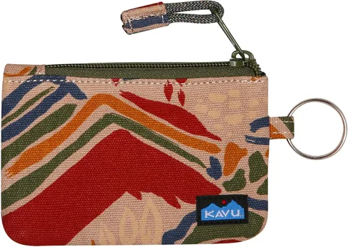Vista 39 de KAVU Stirling Cartera delgada de lona de algodón con cremallera de doble cara
