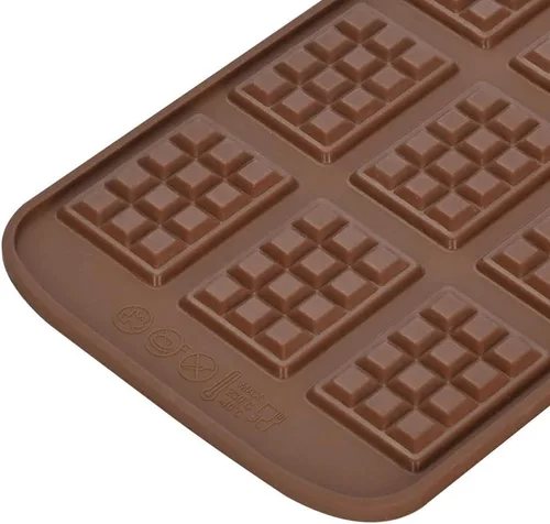 Vista 3 de DIY 12 moldes de silicona para chocolate romper aparte chocolate proteína caramelo molde de chocolate herramientas para hornear chocolate