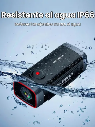 Vista 5 de AKEEYO -710Pro EIS Bike Cámara, 4K28FPS 20MP WiFi Cámara de acción con cámara impermeable IP66 Ultra HD, visión gran angular de 142° con tarjeta