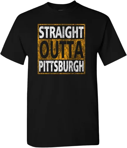 Vista 11 de Xtreme Apparrel Camiseta de hombre Straight Outta para aficionados al fútbol