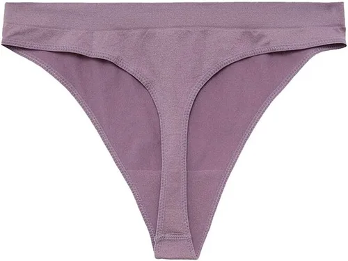 Vista 6 de Tangas francesas de cintura alta bragas de alta elasticidad sin costuras tangas Paquete de 3 Rojo