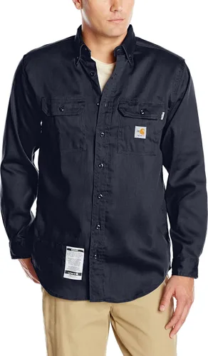 Vista 5 de Carhartt - Camisa de sarga, ligera, resistente al fuego