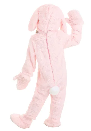 Vista 9 de Disfraz de Conejito Rosa Esponjoso para Niños Pequeños Multicolor
