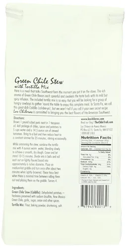 Vista 2 de Los Chileros Green Chile - Kit de guiso con mezcla de tortilla, 13 onzas