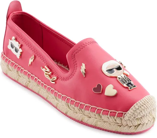 Vista 19 de Karl Lagerfeld Sandalias Michaela sin cordones para mujer Albaricoque