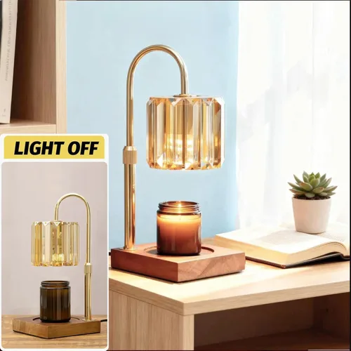 Vista 3 de Yuichoy Lámpara Calentadora de Velas con Temporizador, Calentador de Velas Eléctrico Regulable de Altura Ajustable, Regalos para Mujeres y Mamá