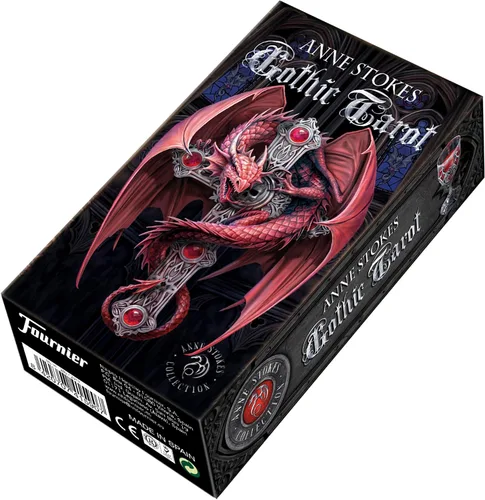 Vista 2 de Heraclio Fournier Anne Stokes - Tarot gótico, negro