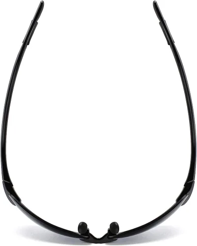 Vista 5 de JULI - Lentes de sol polarizados deportivos para hombres y mujeres, marco sin montura Tr90 para correr, pesca, golf, surf, conducción (azul)