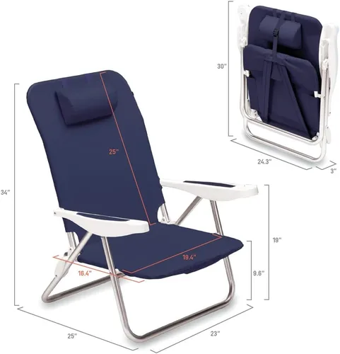 Vista 3 de PICNIC TIME NCAA Beach Chair