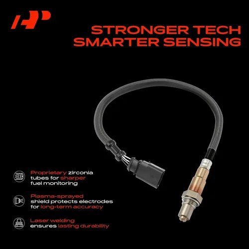 Vista 3 de A-Premium Sensor de oxígeno O2 compatible con Volkswagen Jetta 2005-2009, Golf 2010-2011, Rabbit 2006-2009 y Audi S5 2008-2010, S6 2007-2011, S8