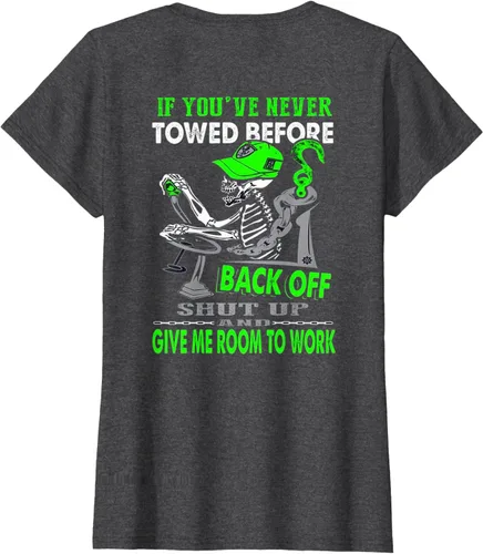Vista 6 de Proud Tow Truck Operator - Camiseta, Negro, S