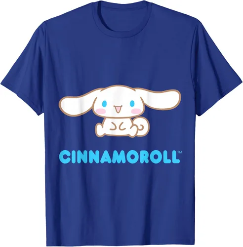 Vista 28 de Cinnamoroll Character Front and Back T-Shirt S Negro