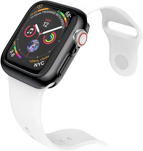 Vista 6 de Funda de TPU suave para Apple Watch Series 11 10 de 42 mm, cubierta de carcasa de iWatch con protección contra golpes chapada de TPU suave