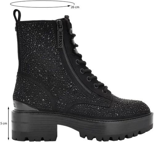Vista 5 de GUESS Botas de combate Fearne para mujer