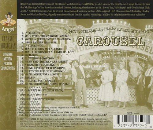 Vista 2 de Carousel 1956 Film Banda sonora
