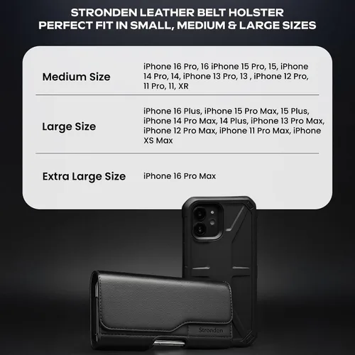 Vista 7 de Stronden Funda de cierre magnético para iPhone 17 Pro, 17e, 17, 16 Pro, 16e, 16, 15 Pro, 15, 14 Pro, 14, 13 Pro, 13, 12 Pro, 12, 11, XR - Funda