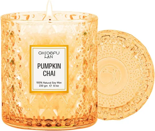 Vista 17 de Chloefu LAN Vela Perfumada Premium con Aroma a Gardenia para Hombres y Mujeres, Altamente Perfumada, 7.1 onzas 45 Horas de Larga Duración, Velas