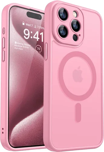 Vista 150 de CANSHN Funda magnética compatible con iPhone Air (6.5 pulgadas), mejorada [protección completa de la cámara] [compatible con Magsafe]