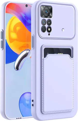 Vista 30 de Funda para Redmi Note 9 Pro, Redmi Note 9s con ranura para tarjetas de crédito, TPU suave TPU silicona resistente a los arañazos delgada ranura