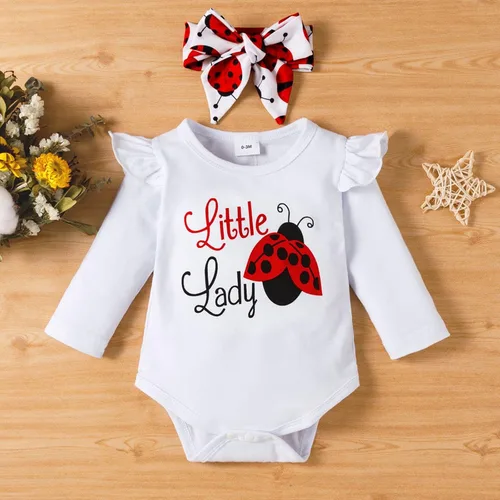 Vista 3 de PATPAT Baby Girl Clothes Long Sleeve Outfits Set Baby Girl Trousers Set