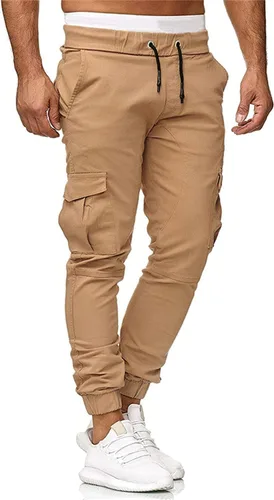 Vista 3 de Pantalones deportivos de entrenamiento para hombre, pantalones deportivos para correr, gimnasio, correr, estilo callejero, pantalones