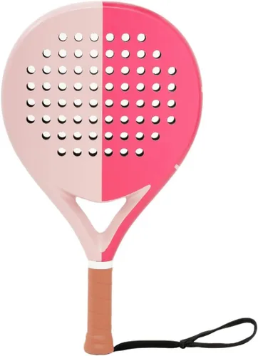 Vista 10 de LAPAT Raqueta de pádel con bolsa de cubierta, superficie de carbono con espuma viscoelástica EVA, raquetas de pádel ligeras, tenis POP