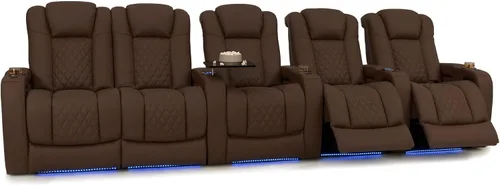 Vista 54 de Seatcraft Virtuoso 365 - Asiento de cine en casa (3 unidades), color ébano