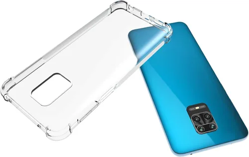 Vista 3 de USTIYA Funda para Xiaomi Mi Redmi Note 9s/Note 9 Pro/Note 9 MAX Clear TPU Cuatro Esquinas Parachoques Proteger Cámara Cubierta Protectora