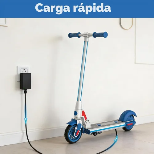 Vista 3 de Cargador de 29.4V para Hoverboard Gotrax compatible con Gotrax GKS Lumios/Plus/Pro/Edge/Nova/Glide 24V y 25.2V Baterías Cable adaptador de corriente