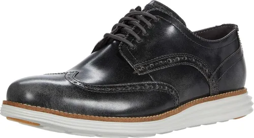 Vista 24 de Cole Haan Men's OriginalGrand Shortwing Oxford Negro Cuero/Blanco