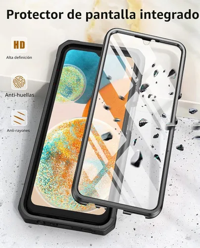 Vista 4 de FNTCASE Funda para Samsung Galaxy A23 5G con protector de pantalla