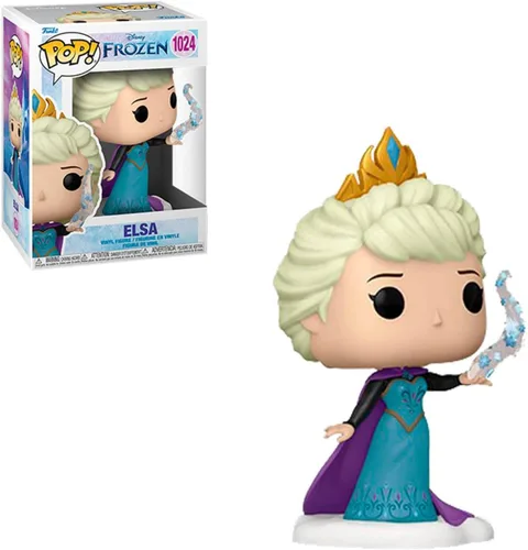 Vista 6 de POP Disney: Ultimate Princess - Figura de vinilo de Elsa Funko (con funda protectora de caja compatible), multicolor, 3.75 pulgadas