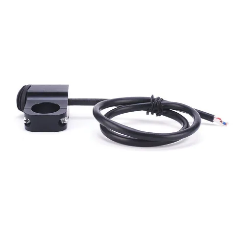 Vista 4 de Interruptor de control impermeable para manillar de motocicleta de 12 V, aluminio CNC para manillar de menos de 7/8 pulgadas, 0.906 in (0.866 in)