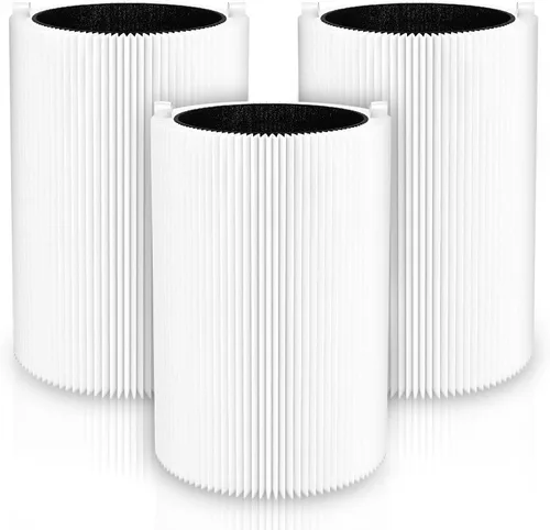 Vista 9 de Filtros de repuesto Blue Pure 411 compatibles con Blueair Blue Pure 411 genuino, 411+, 411 Auto y MINI Purificador de aire, incluyen 2 de partículas