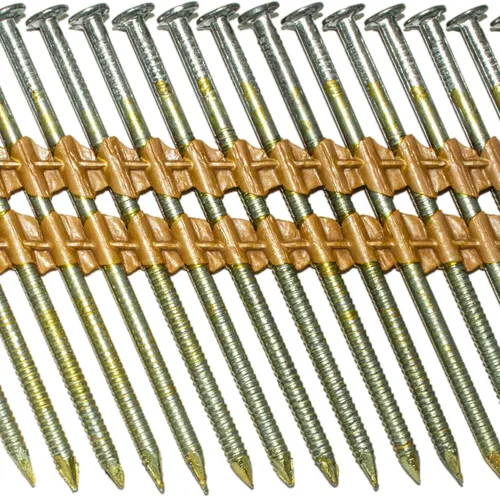 Vista 3 de 2-3/8 pulgadas x .113 (8d) 21 grados de plástico de 21 grados en tira de plástico - (caja pequeña) ~ 700 clavos