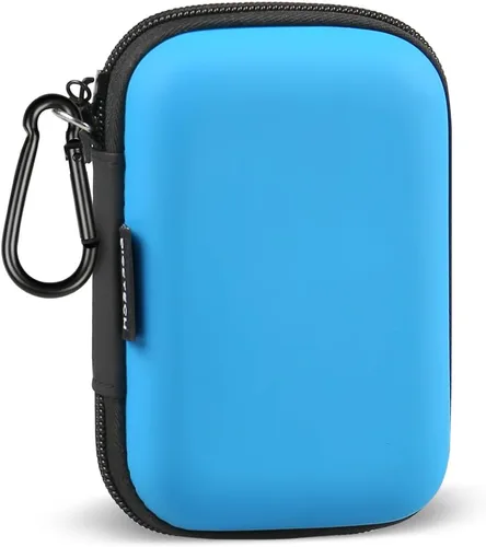 Vista 9 de Estuche para Auriculares, RISETECH Estuche de Transporte para Auriculares Soporte de Almacenamiento Mini Bolsa Auriculares Bolsa Pequeña Accesorios