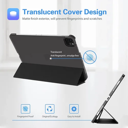 Vista 3 de Funda ProCase para iPad Pro de 11 Pulgadas 2022/2021/2020/2018, Funda Inteligente con Soporte Delgado y Carcasa Dura para iPad Pro de 11 Pulgadas 4ª