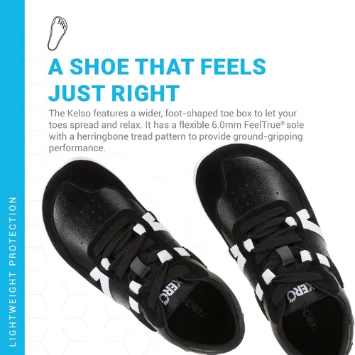 Vista 3 de Xero Shoes Kelso Shoes for Women Tennis, Walking, Work & Nursing Women's Shoes Barefoot Feel, Zero Drop Heel, Wide Toe Box, Casual Minimalist